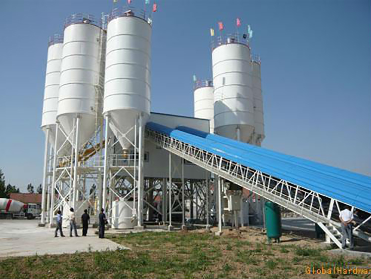 XCMG 240m3 concrete batching plant HZS240VD China environmental protection concrete mix plant price